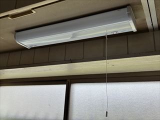 茨城県牛久市　家庭用照明LED化、シーリング化、スイッチ交換工事