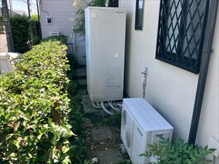 茨城県守谷市　家庭用エコキュート交換工事