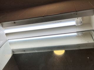 茨城県取手市　家庭用浴室照明交換工事