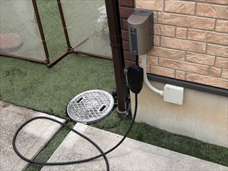 茨城県常総市　家庭用EVコンセント（電気自動車充電コンセント）設置工事