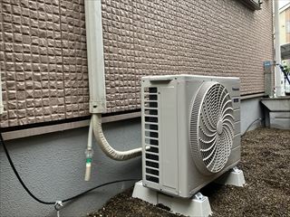 千葉県柏市　家庭用エアコン交換工事