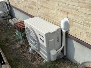 茨城県守谷市　家庭用エアコン交換工事
