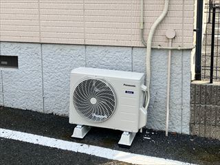 茨城県つくばみらい市　家庭用エアコン設置工事