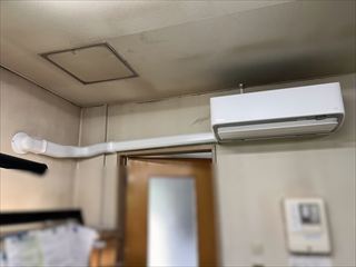 茨城県守谷市　オフィス用エアコン設置工事