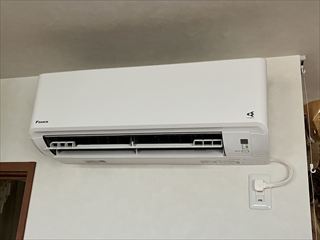 茨城県守谷市　家庭用エアコン交換工事