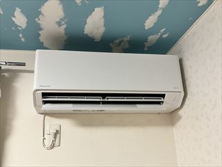 茨城県牛久市　家庭用エアコン交換工事
