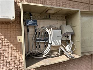 茨城県常総市　家庭用火災報知・アンテナ工事