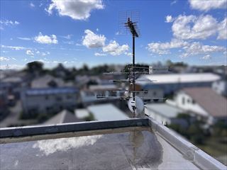 茨城県常総市　家庭用火災報知・アンテナ工事