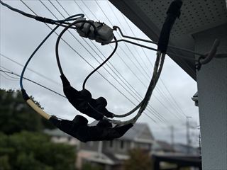 千葉県柏市　家庭用引き込み線補修対応