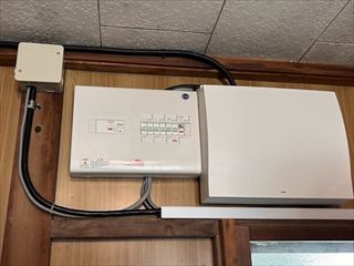 茨城県つくば市　家庭用ポータブル分電盤設置工事