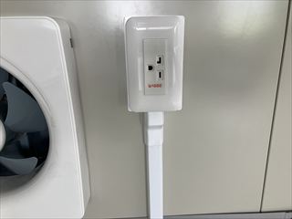 千葉県柏市　プレハブ用電源引込、コンセント増設工事