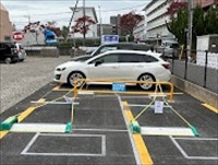 東京都内　駐車場内　電気自動車充電設備設置工事（ELSEEV Mode3　DNE3000K　2台）1