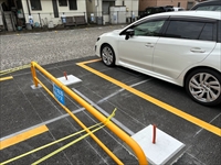 東京都内　駐車場内　電気自動車充電設備設置工事（ELSEEV Mode3　DNE3000K　2台）2