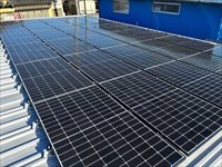 千葉県野田市　企業向け　太陽光発電システム+蓄電池設置工事3
