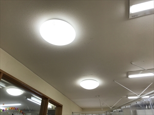 茨城県牛久　照明LED化工事3