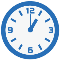 13時の時計